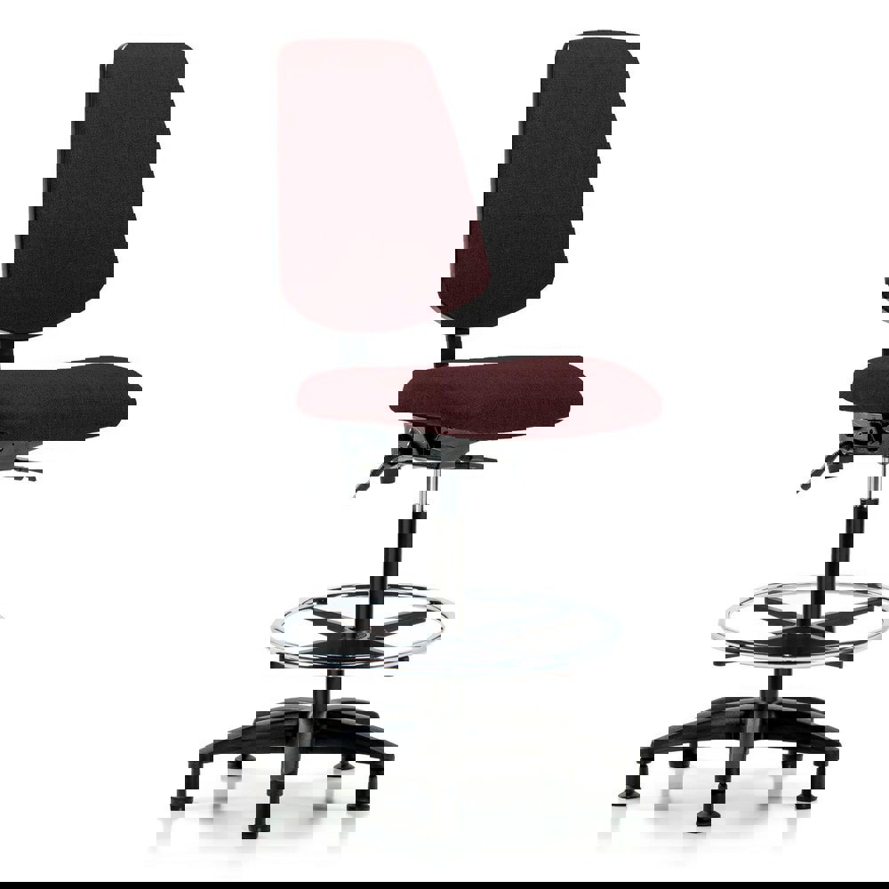 Task Chair: Olefin, Burgundy